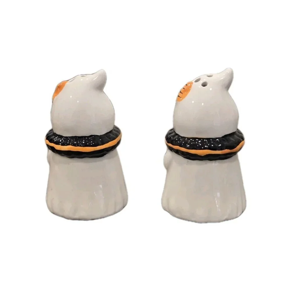 New Ghost Halloween Salt & Pepper Shakers Salt N Pepper Dinning Decor Set
